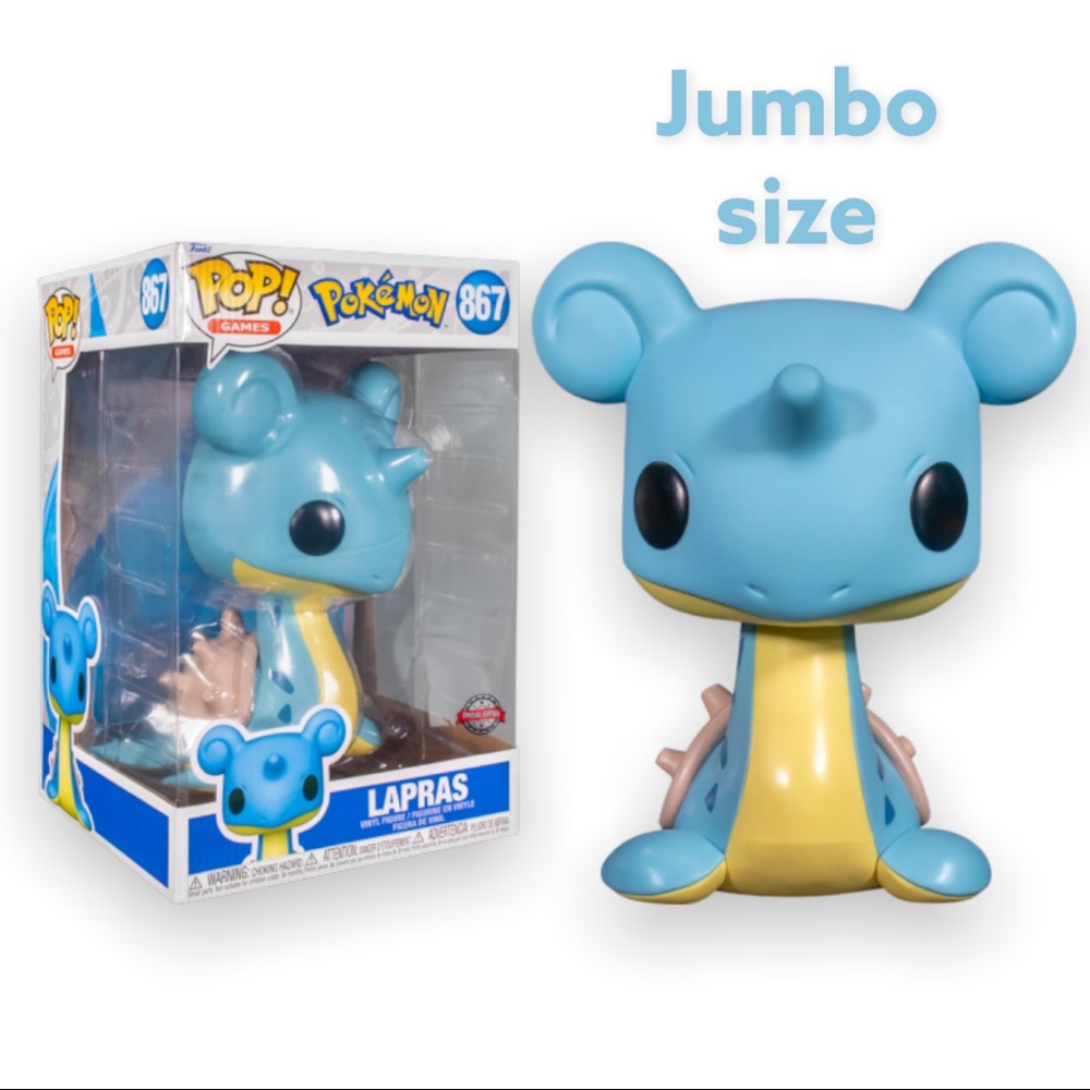 Funko Pop Pokémon Lagras Jumbo Collectible